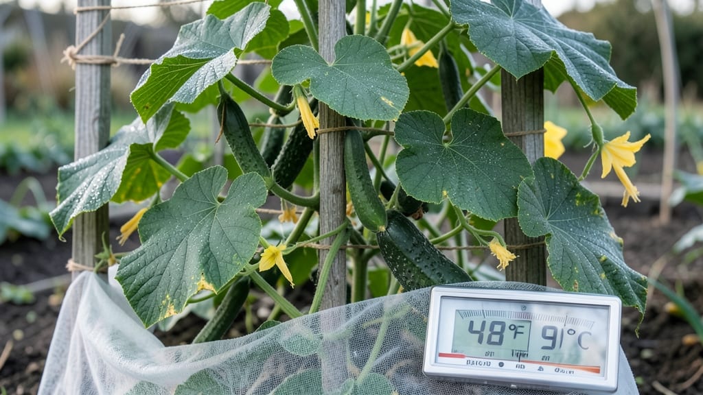 How Cold Can Cucumbers Tolerate: Frost Survival Secrets for Gardeners