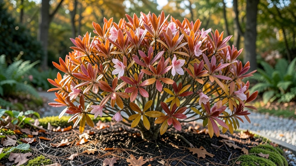 Autumn Embers Azalea in Winter: Year-Round Color With Frost-Defying Care