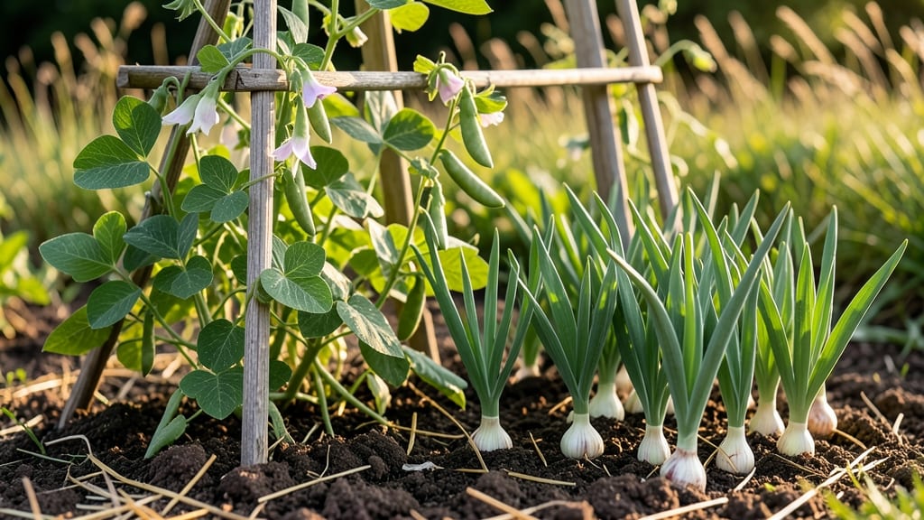 Peas and Garlic Growing Guide: Regrow From Scraps in 7 Days