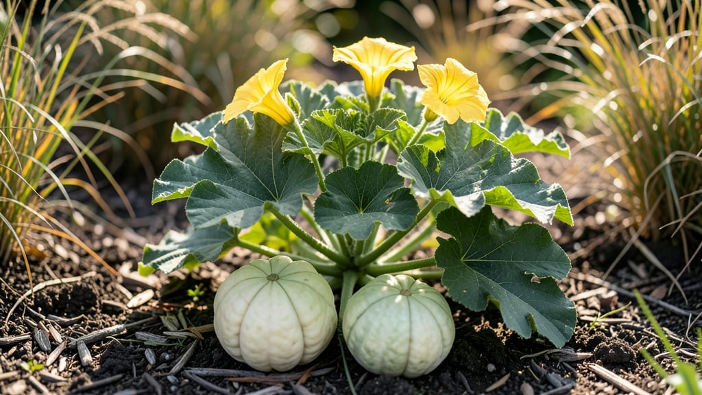 Early White Bush Scallop Squash: Cold-Hardy Perennial for Year-Round Harvests