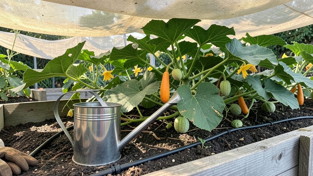 Watering Pumpkins in Hot Weather: Prevent Scorched Vines With This 3-Step Method