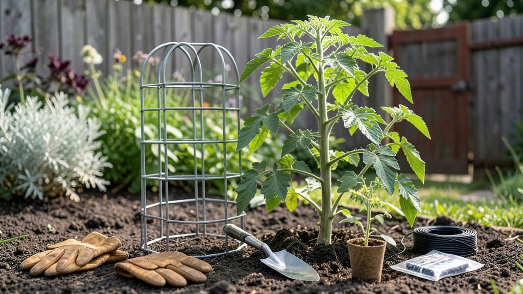 How to Install Tomato Cage: Sturdy Support for Floppy-Free Plants