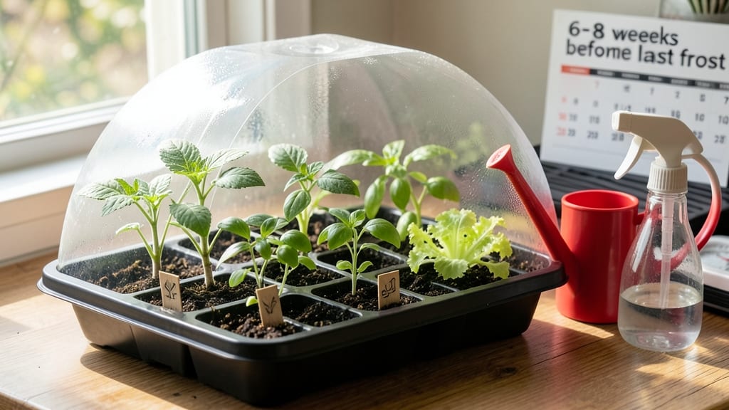 When to Plant Vegetable Seeds Indoors: Exact Start Dates by Frost Zone