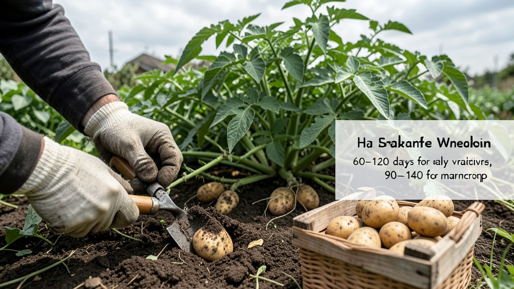 How Long From Planting to Harvest Potatoes: Exact Weeks by Variety & Climate