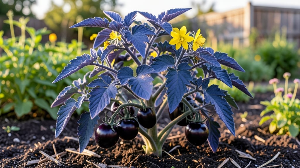 Indigo Blue Chocolate Tomato: Bold Purple-Gold Harvest in 70 Days