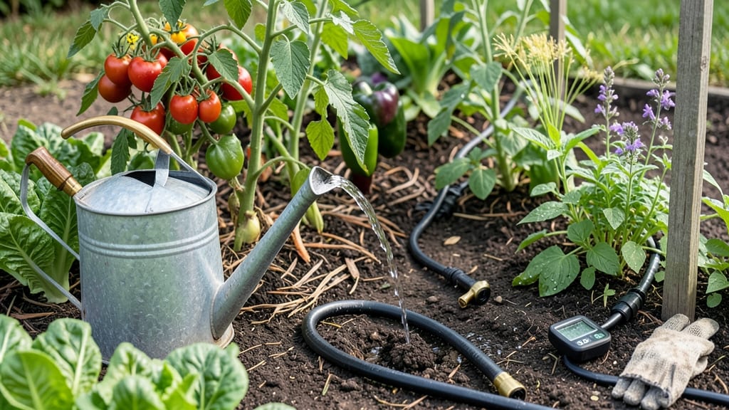 How Long to Water a Vegetable Garden: Deep-Soil Rules by Plant Type