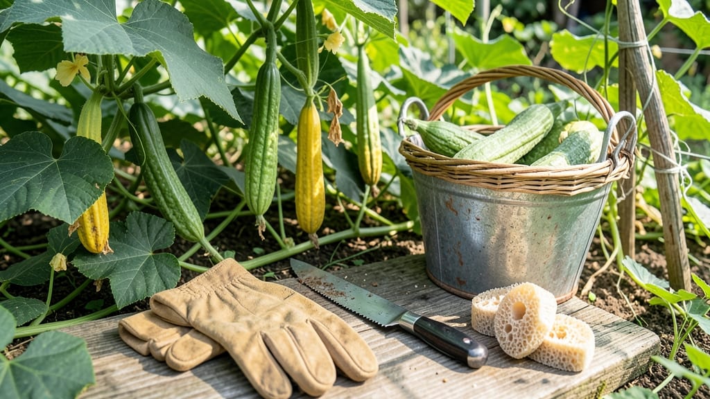 Luffa Sponge Gourd Growing Guide: Regrow From Scraps in 7 Days Without Soil