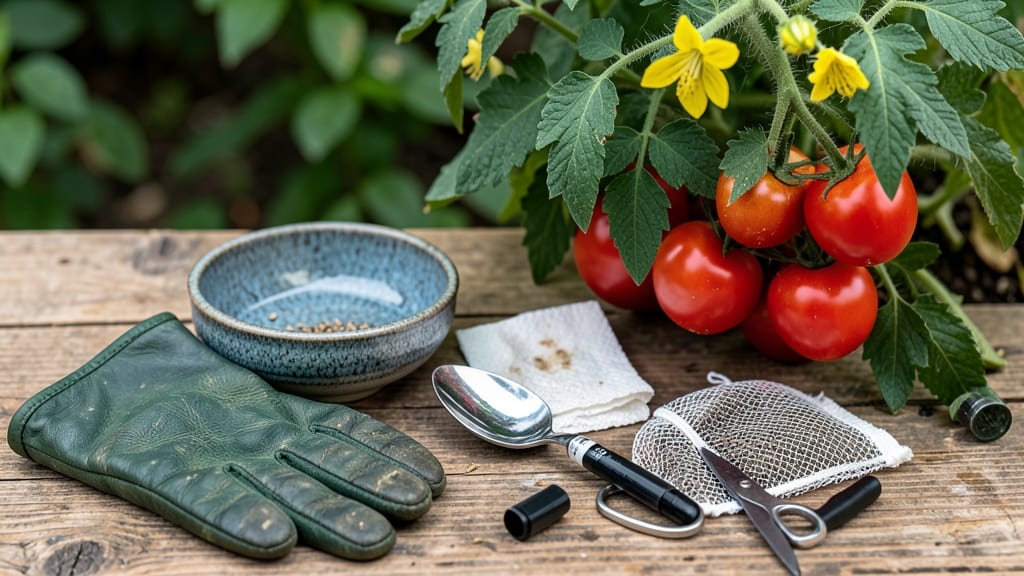 Collecting Tomato Seeds: Ferment and Dry for Next Year’s Harvest