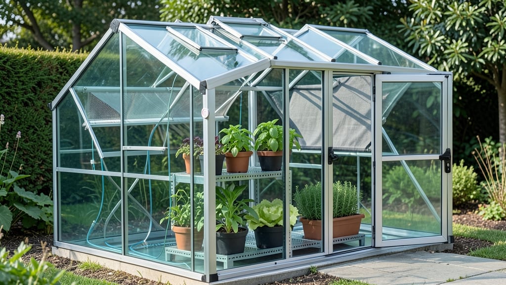 Green House Design: Vertical Space Maximizer for Compact Gardens